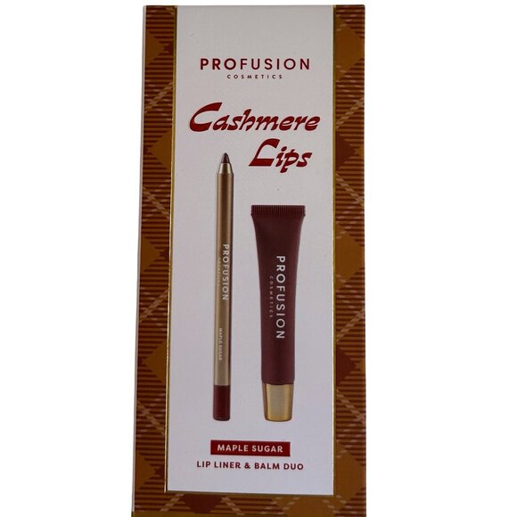 Profusion Cosmetics Cashmere Lips Liner & Balm Duo ~ Maple Sugar - Picture 1 of 3
